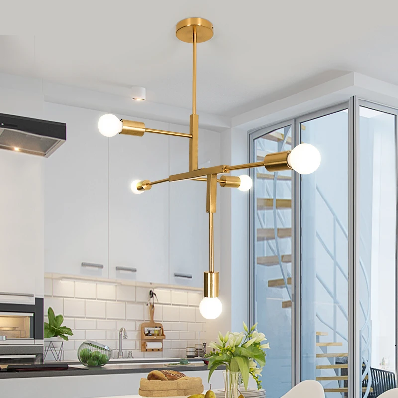 

Подвесной светильник в скандинавском стиле из прозрачного стекла, подвесной светильник для столовой, кафе-бара, светодиодный подвесной све...