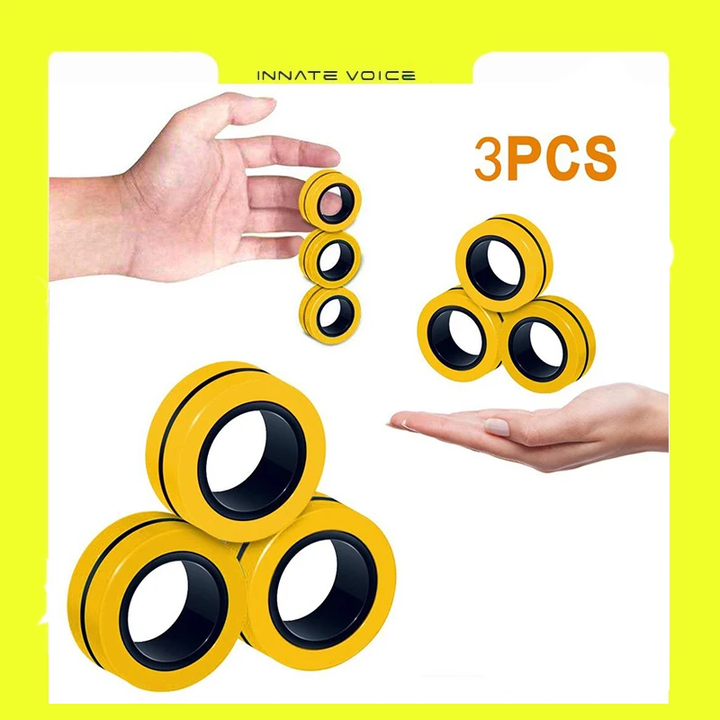 

ZK20 Fidget Toys Pop it Fidget Anti Stress Roller Finger Ring Gyro Fingertip Gyro Adult Depression Toy Spinner Simpel Dimpel Toy