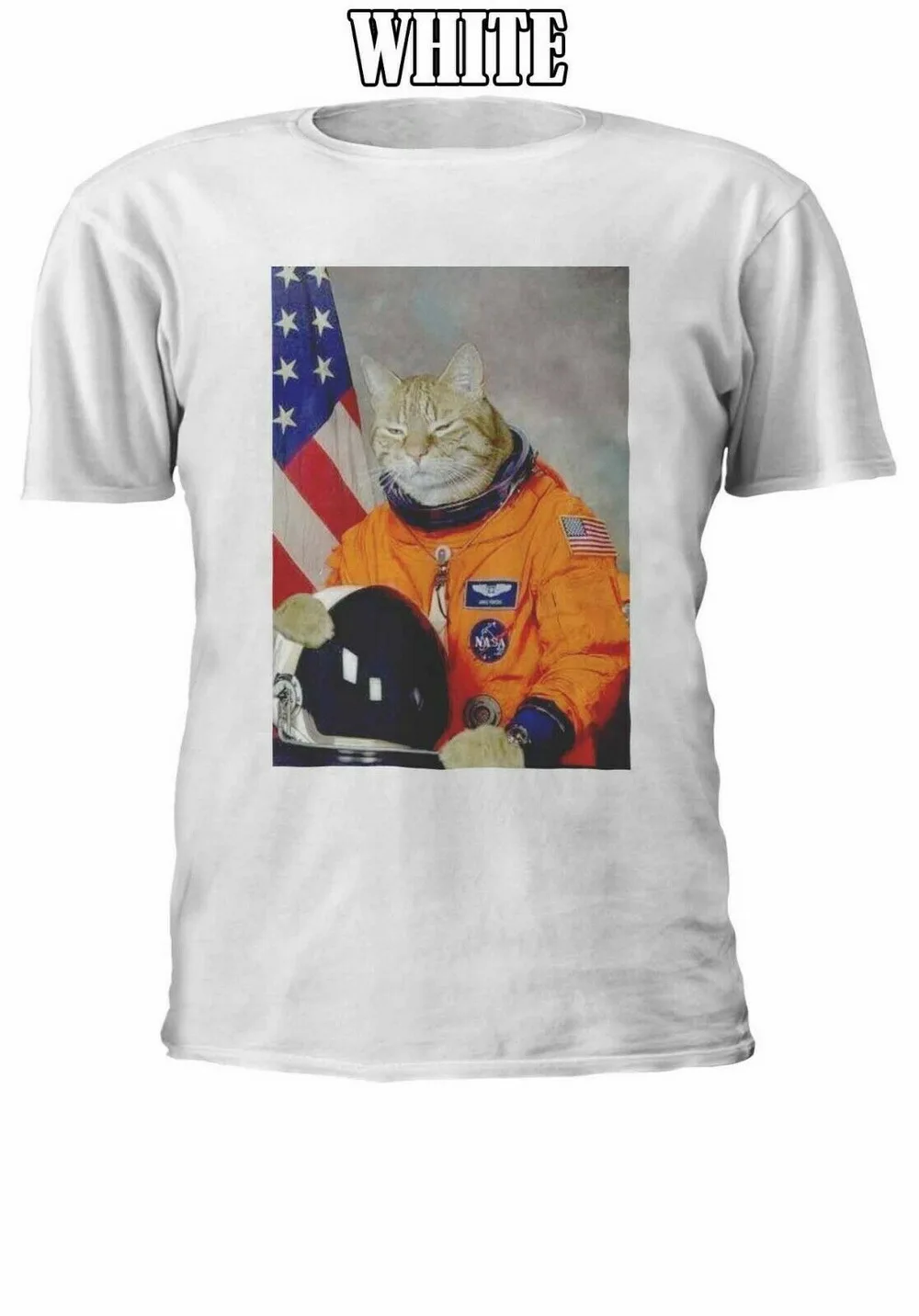 Астронавт кот для мужчин и женщин унисекс Топы Футболка жилет бейсбольная худи