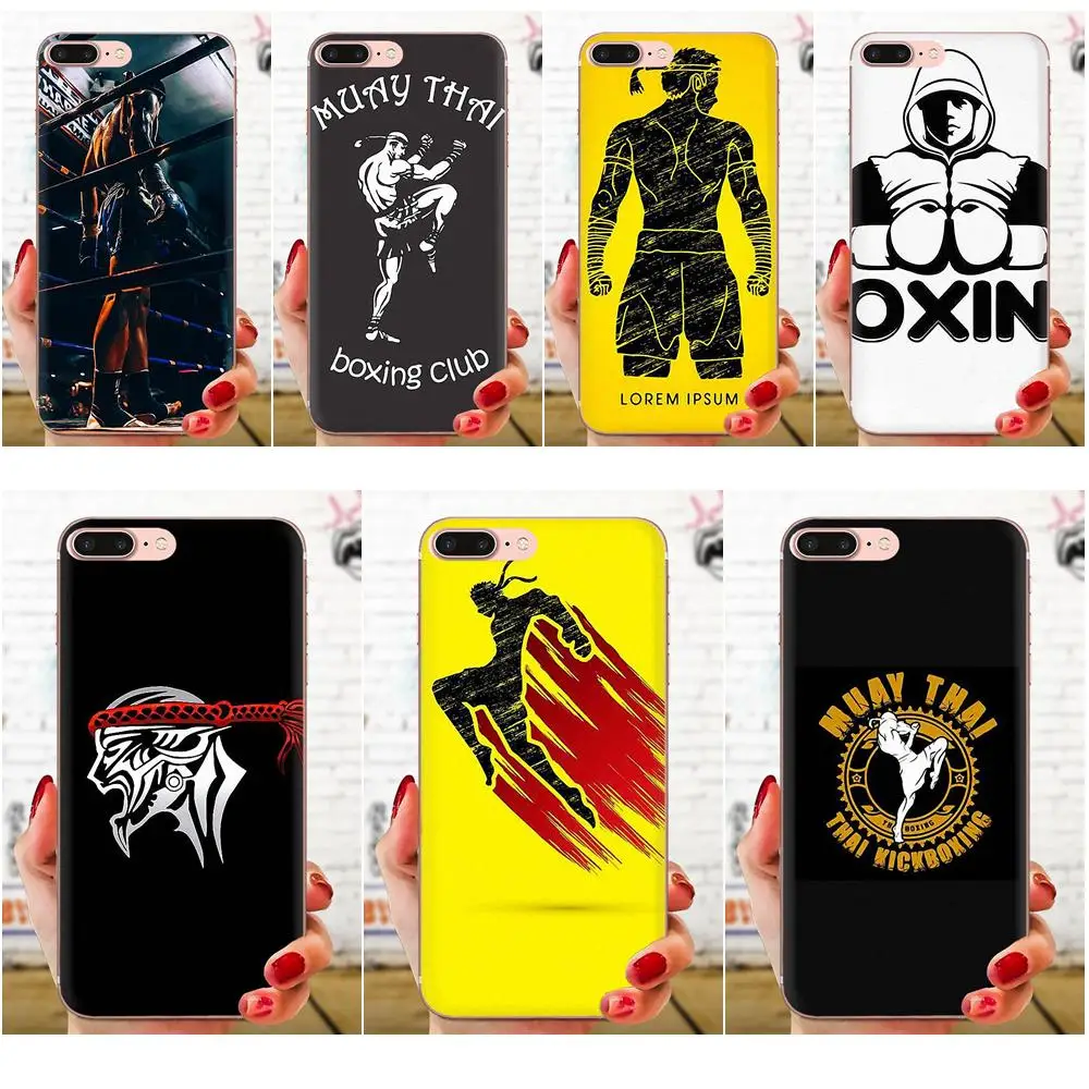 Чехлы из ТПУ для Apple iPhone 4 4s 5 5C 5S SE 6 6S 7 8 11 Plus Pro X XS Max XR Muay тайская борьба