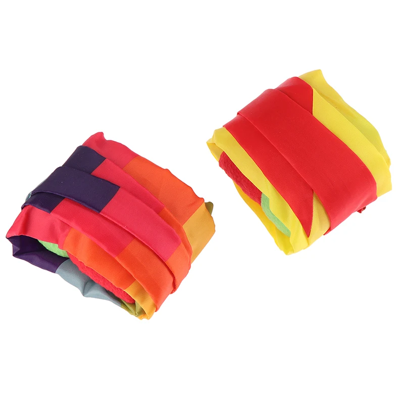 New Arrival 1pc Rainbow Ball Hand Throw Ribbon Sandbags Sensory Play Outdoor Toys Sport Games For Kids Children | Игрушки и хобби