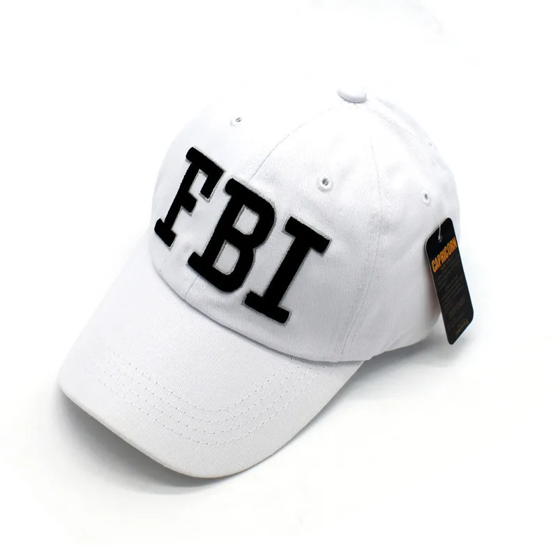 2021 модная летняя обувь для мужчин и женщин бейсбольные кепки с надписью ФБР (FBI)