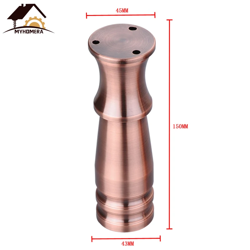 Color C 150mm Myhomera 80 мм-150 мм мебельные ножки, регулируемые ножки для шкафа, дивана, алюминиевый шкаф, журнальный чайный столик, ванная комната, защитная ножка - Цвет: Color C 150mm