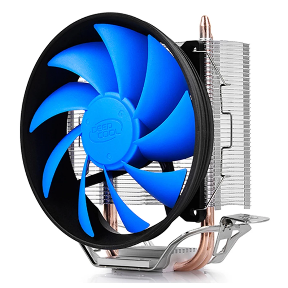 

DEEPCOOL GAMMAXX 200T 2 Heat Pipe CPU Cooler 120mm 4pin PWM Quiet Fan For Intel LGA 775 115X AMD AM3 AM2 For CPU Cooling