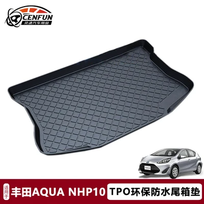 

Для Corolla CROOS AQUA NHP10 каждый вагон Водонепроницаемый анти-скольжения коврик для багажника автомобиля лоток для коврового покрытия tpo