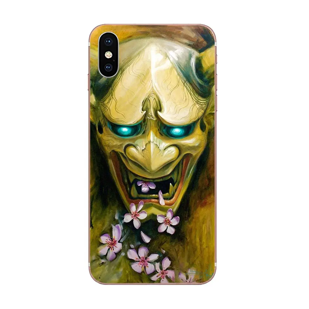Японская демоническая маска для Xiao mi 3 4 4C 4i 5 5s 5X6 6X8 SE Pro Lite A1 Max x 2 Note Diy чехол