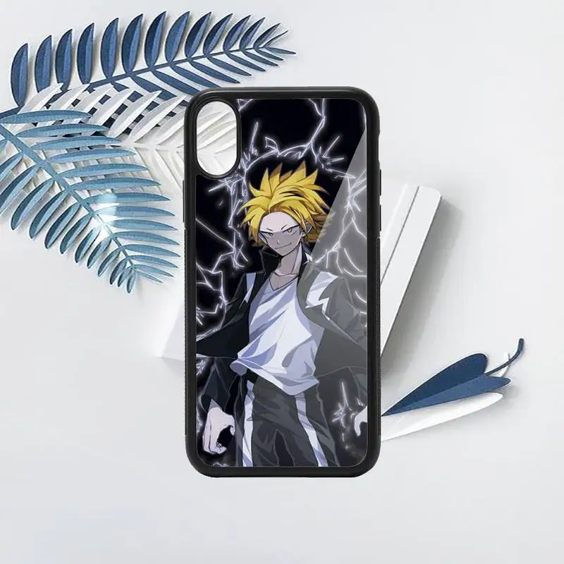 

Denki Kaminari My Hero Academia Phone Case PC for iPhone 11 12 pro XS MAX 8 7 6 6S Plus X 5S SE 2020 XR