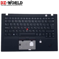 new original c cover shell palmrest upper case with uk english backlit keyboard for thinkpad x1 carbon 6th gen laptop 01yr564