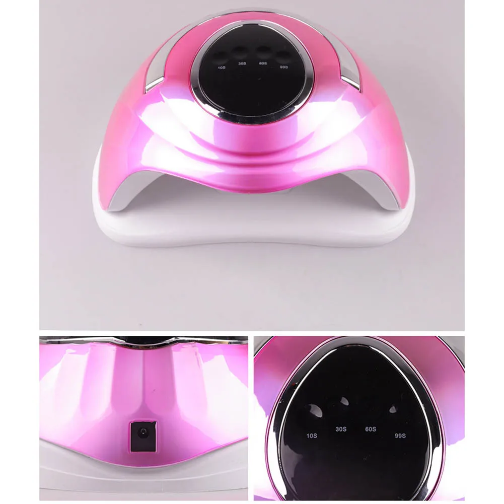 

168W Nail Dryer UV Gel Lamp Intelligent Sensor LED Nail Lamp for Nail Art Fast Curing Manicure Device