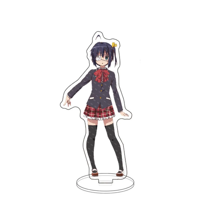 Cyuunibyou Demo Koiga shitai take on me таканаши Рикка фигурка на акриловой подставке настольное украшение Коллекционная модель куклы Подарки