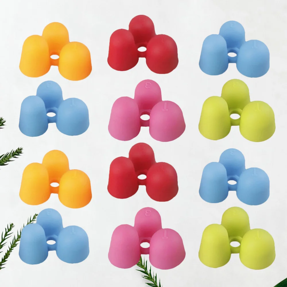 

6Pcs Pencil Covers Grips Soft Writing Pen Holders Posture Correction Aids for Preschooler Kids Children(Random Color)