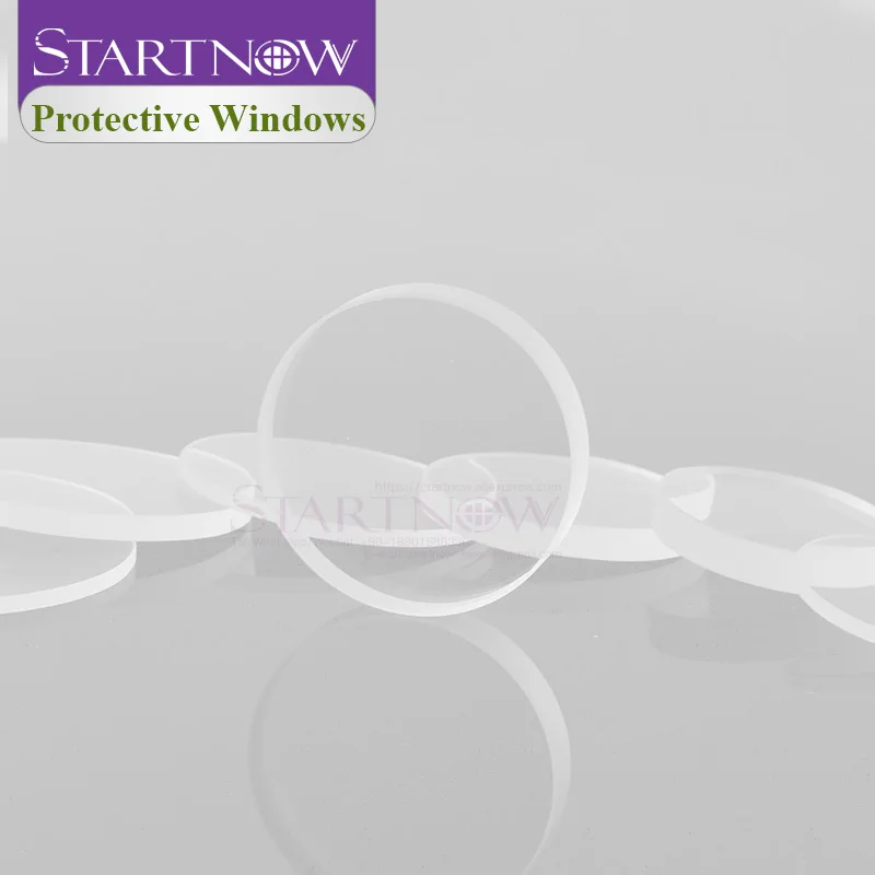Лазерная защитная линза Startnow с плавлением кремнезема для окон Raytools 37x7 мм