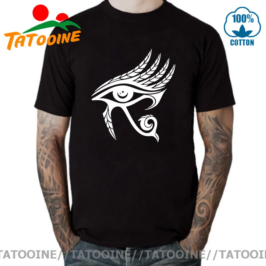 Футболка Tatooine с изображением глаза хора футболка принтом египетского Бога Тота
