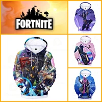 fortnite men and women victory boys girls cartoon jacket tops teen clothes 3 to 14 years kids hoodies game 3d printed sweatshirt