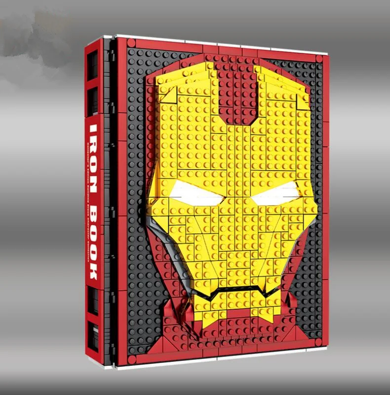 Новые идеи серии Marvel фигурки Железного человека Мемориал руководство строительные блоки Наборы Классические комиксы супер героев игрушки для детей