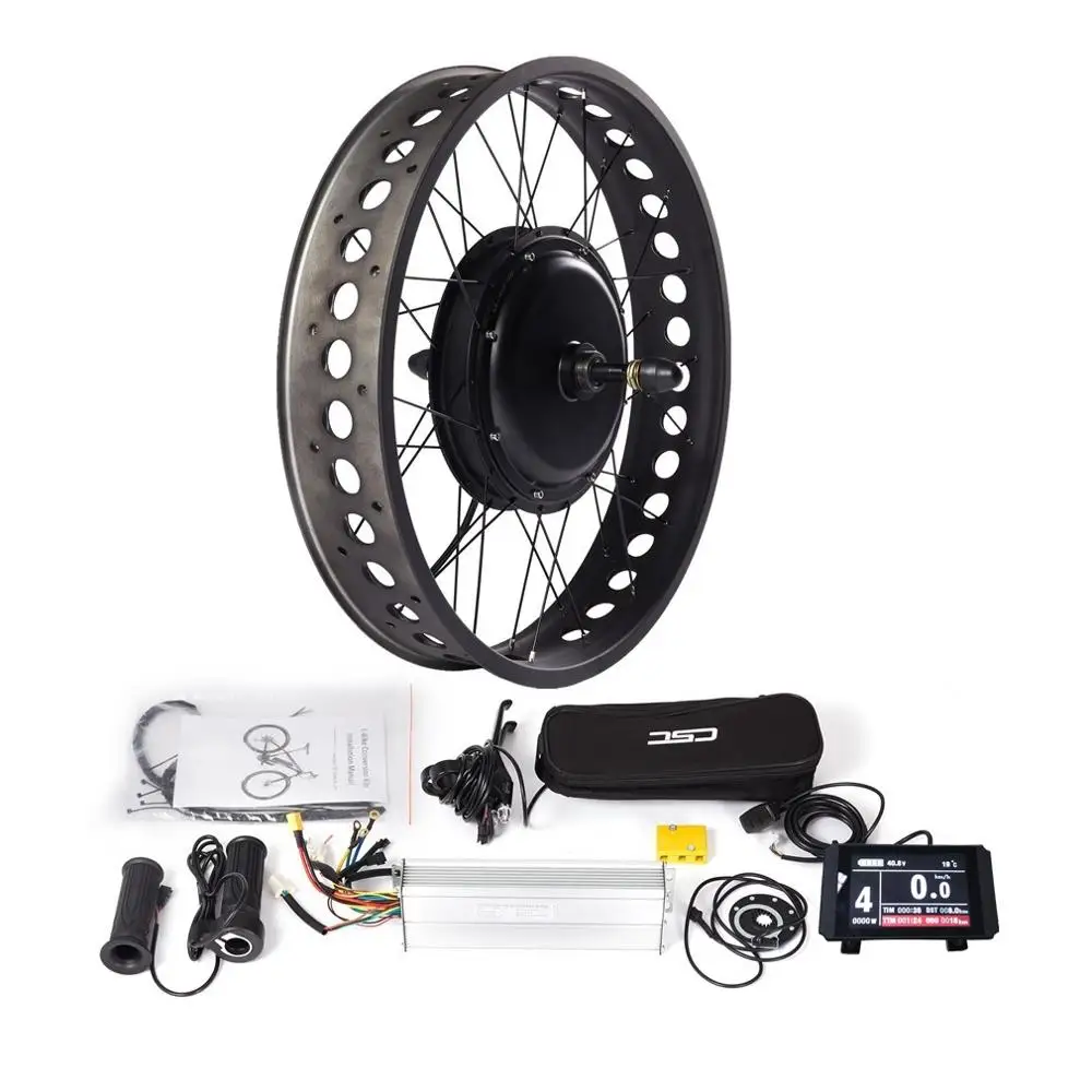 Снежный велосипед Conversion Kit 250/250/500/750/1000/1500W с LCD8 Дисплей для 4 0 шина