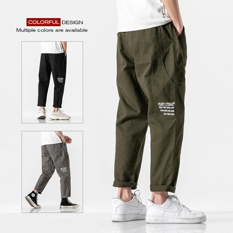 New Bottoms Mens Casual Pants Sweat Joggers Striped Gyms Clothing Cargo Men 2020 Harem Pant Streetwear | Мужская одежда