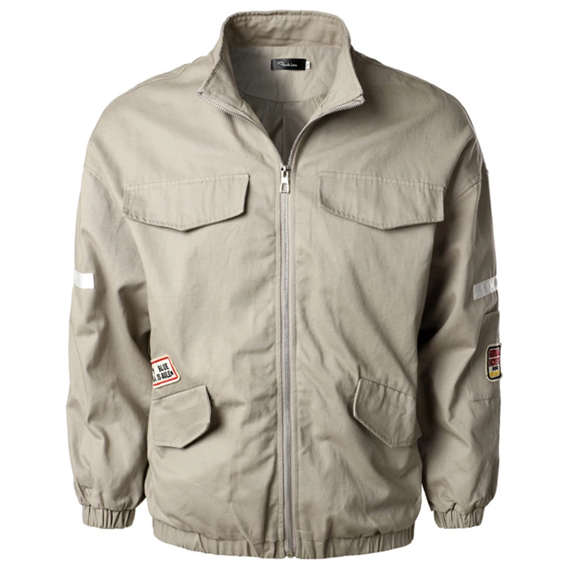 Мужская осенняя куртка-бомбер мужская повседневная куртка с принтом в стиле