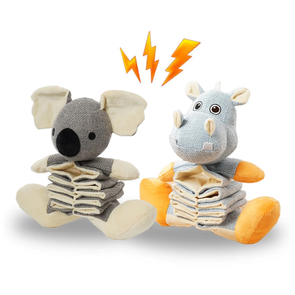 Мягкие Плюшевые Игрушки для маленьких и больших собак Интерактивная жевательная