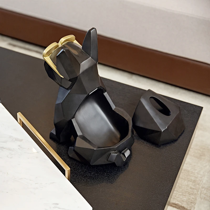 Держатель для кухонных салфеток с милыми черными животными минималистичный