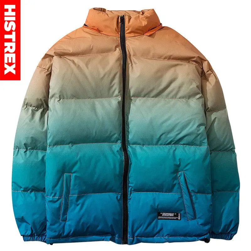Мужская куртка с капюшоном в стиле хип-хоп зимняя уличная одежда 2022 парка