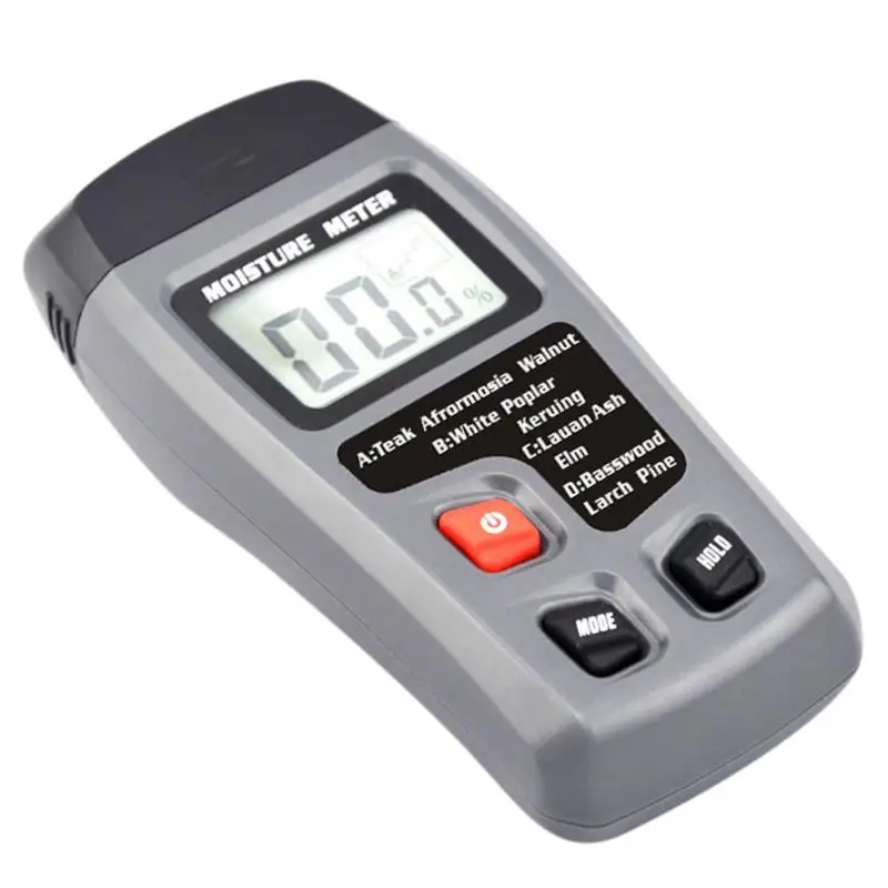 EMT01 0-99.9％ 2 Pins LCD Digital Wood Moisture Meter Humidity Tester Timber Damp Detector Damping | Инструменты