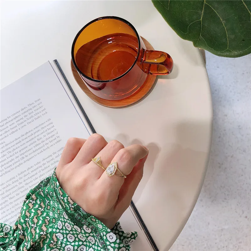 RUIYI реальные 925 пробы серебро Для женщин из серебра с большим ААА цирконием и