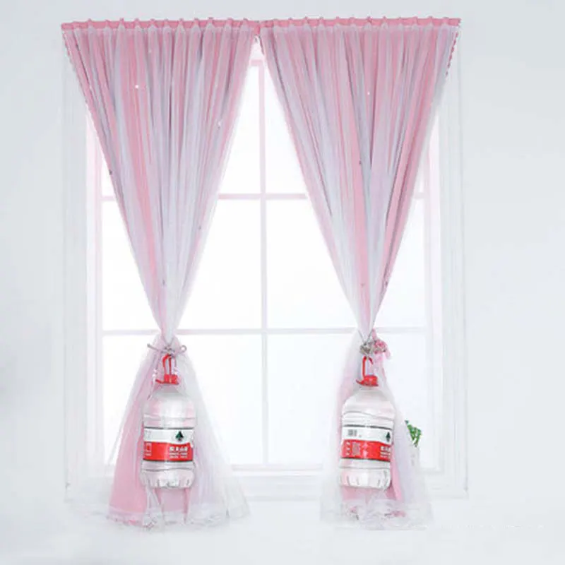 Удар Бесплатная липучки занавески Затемненные окна домашний декор Спальня