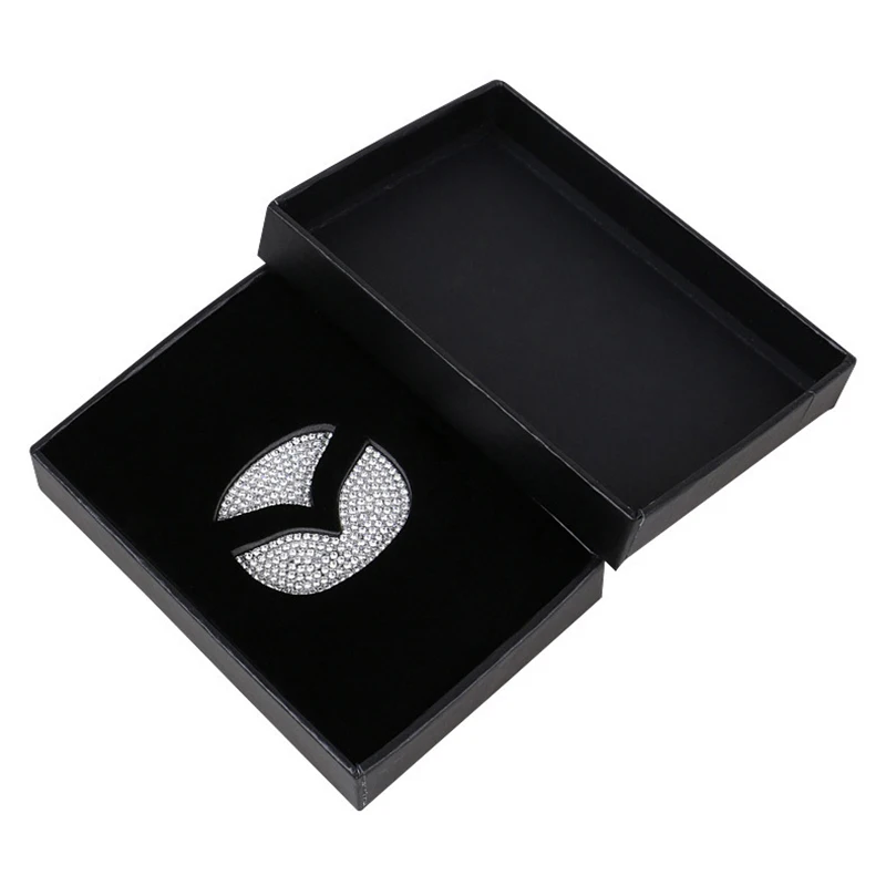 

Car Accessories sticker For Mazda 2 3 6 Axela Atenza CX3 CX4 CX5 CX7 CX9 Car steering wheel logo Rhinestones decoration stickers