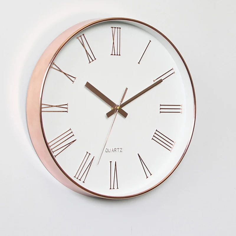 Creative Nordic Wall Clock Simple Mute Living Room White Bedroom Relojes De Pared Gift Ideas Home Decor DD60WC | Дом и сад