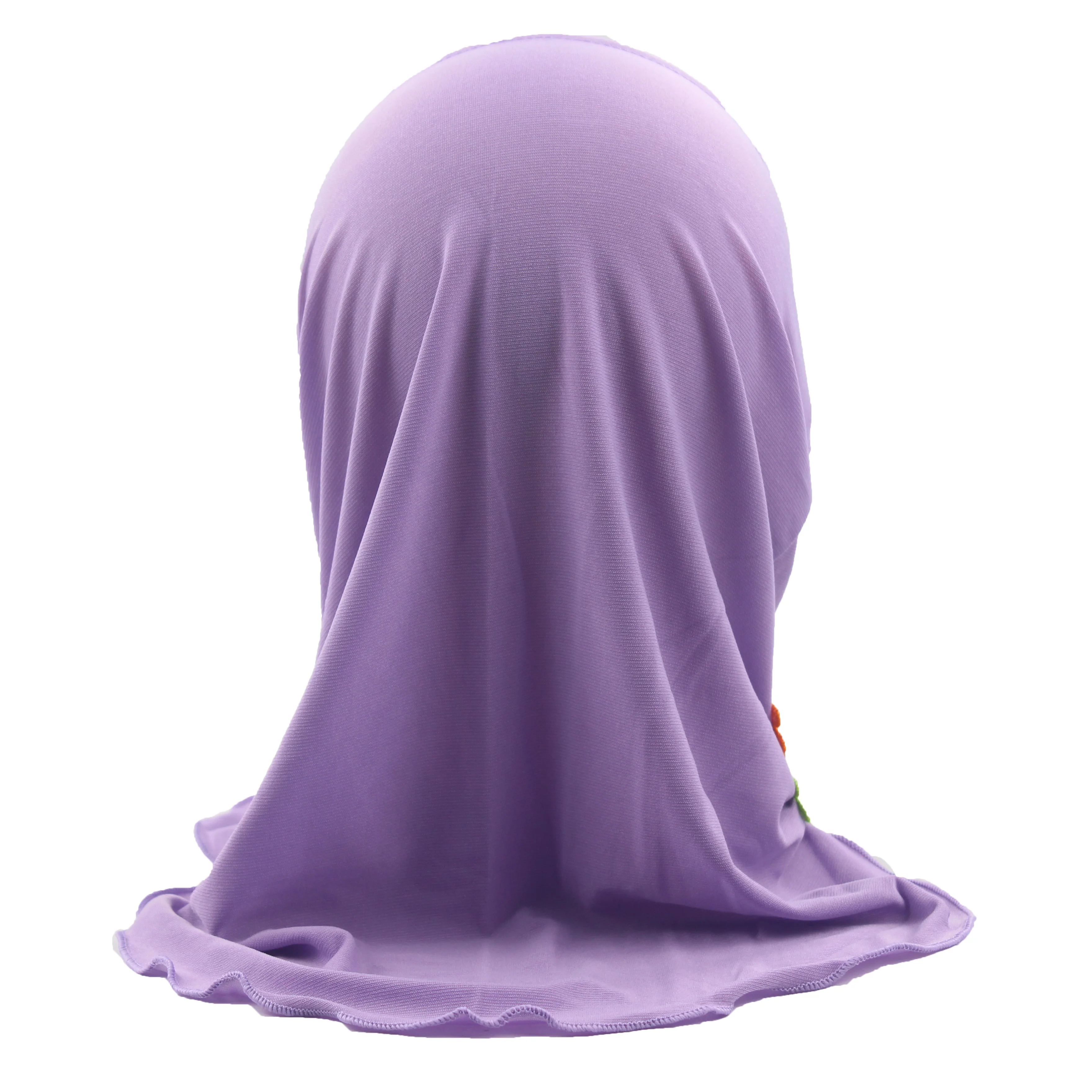 Детский мусульманский шарф шали с красивыми цветами для девочек от 2 до 7 лет