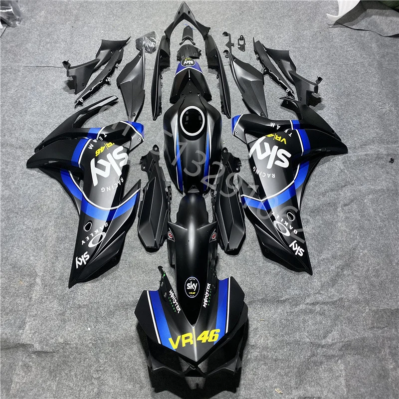 

Plastic Fairing fit for YZFR6 2003 2004 2005 YZFR6 03 04 05 YZFR6 2003 - 2005 black blue motorcycle bodywork Fairings kit