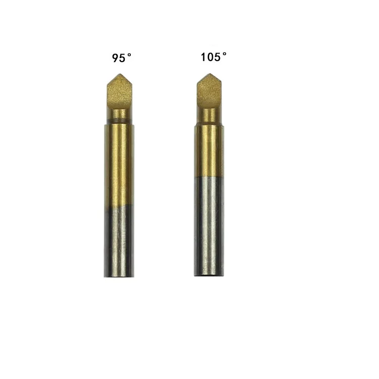 Defu маленькая головка 95 105 градусов с титановым покрытием затемняющий Фрезерный