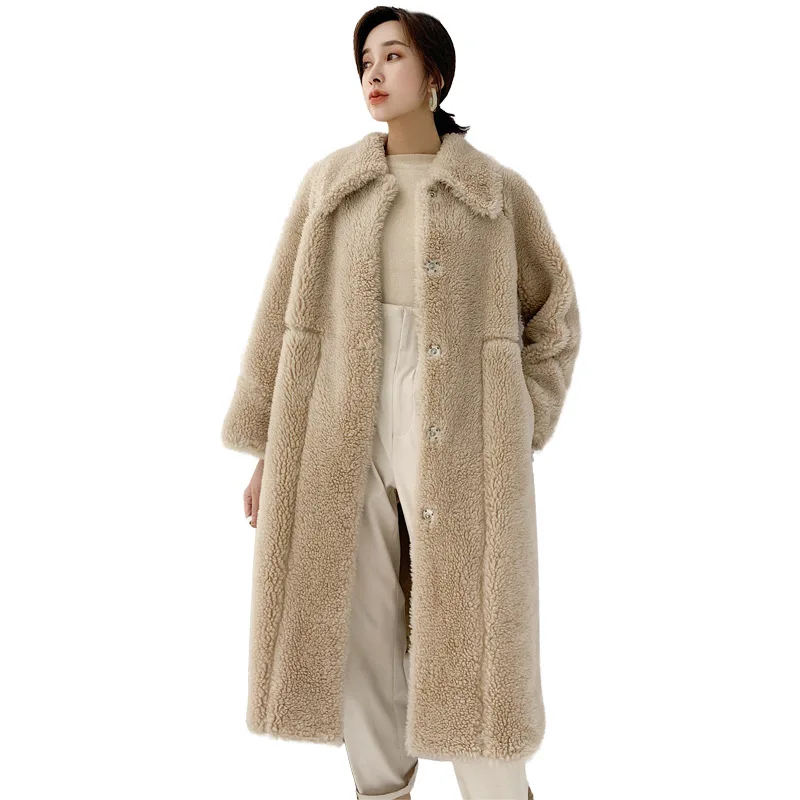 

Australia wild alpaca big grain sheep sheared coat 2019 new composite fur one cashmere female