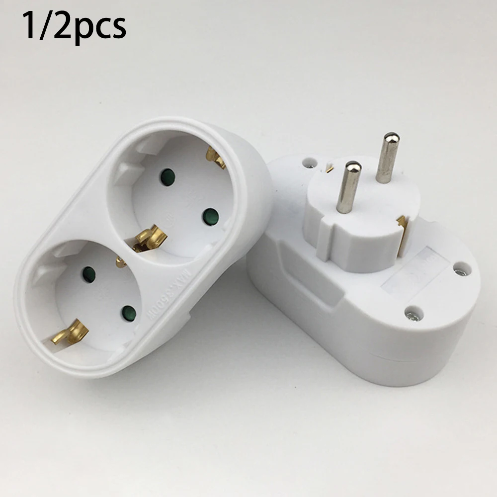 1/2 шт ЕС/Де преобразования штепсельная вилка адаптер дистрибьютор 16A 250V 3500W для