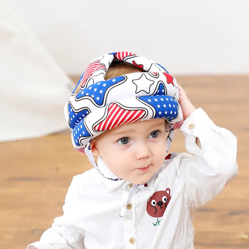

Baby Toddler Cap Anti-collision Protective Hat Baby Safety Helmet Soft Comfortable Head Security & Protection - Adjustable