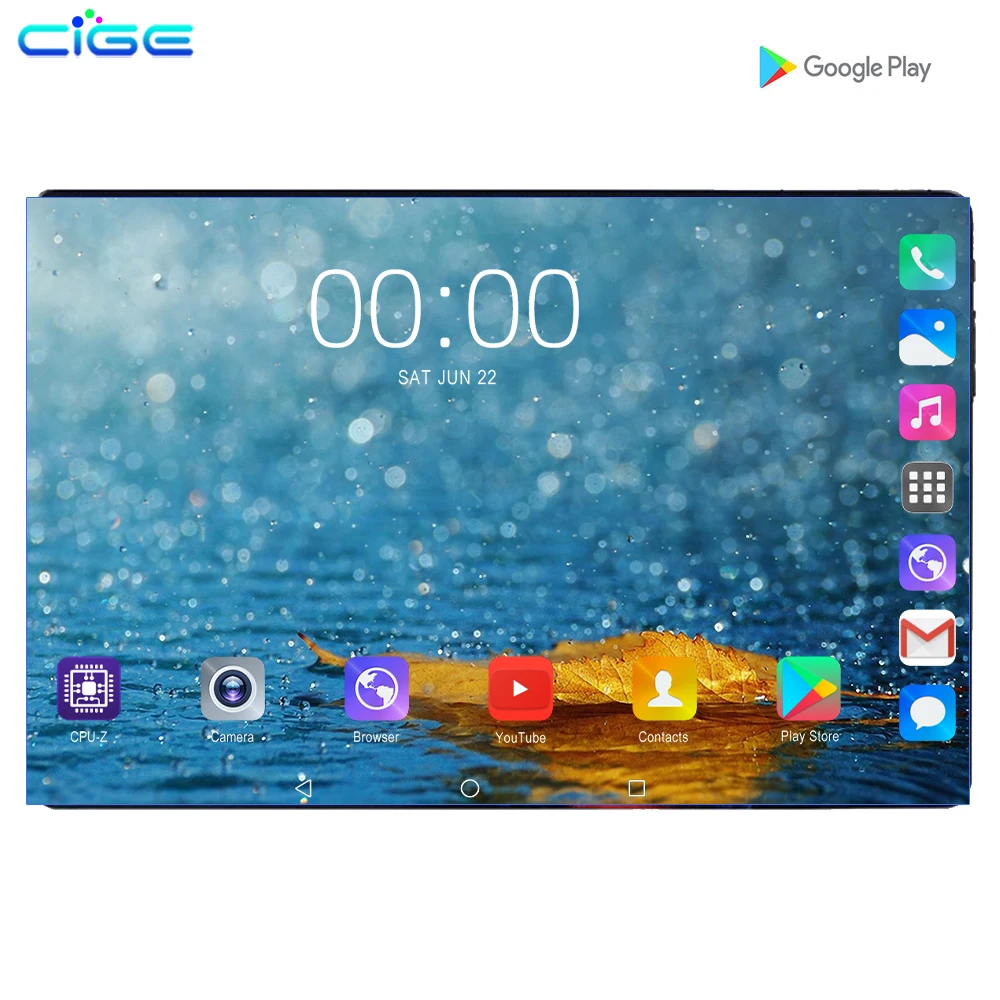 Быстрая Android 9,0 планшетный ПК Pad 10 дюймов ips 8 Core 6 Гб ram 128 Гб rom Dual SIM Card LTD телефонный звонок 10," фаблет