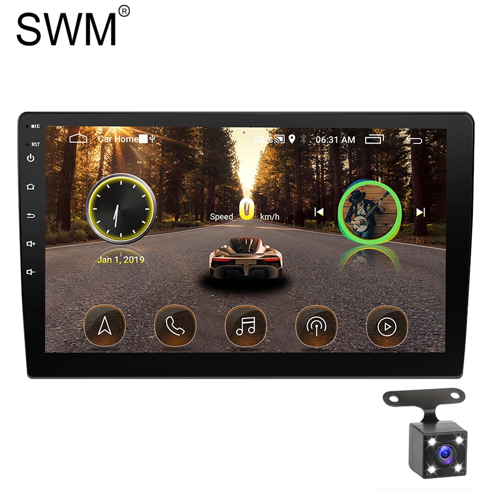 9 &quot автомобильное радио Авторадио gps Автомобильное стерео Coche Android 8 1 Wifi Para Авто Oto