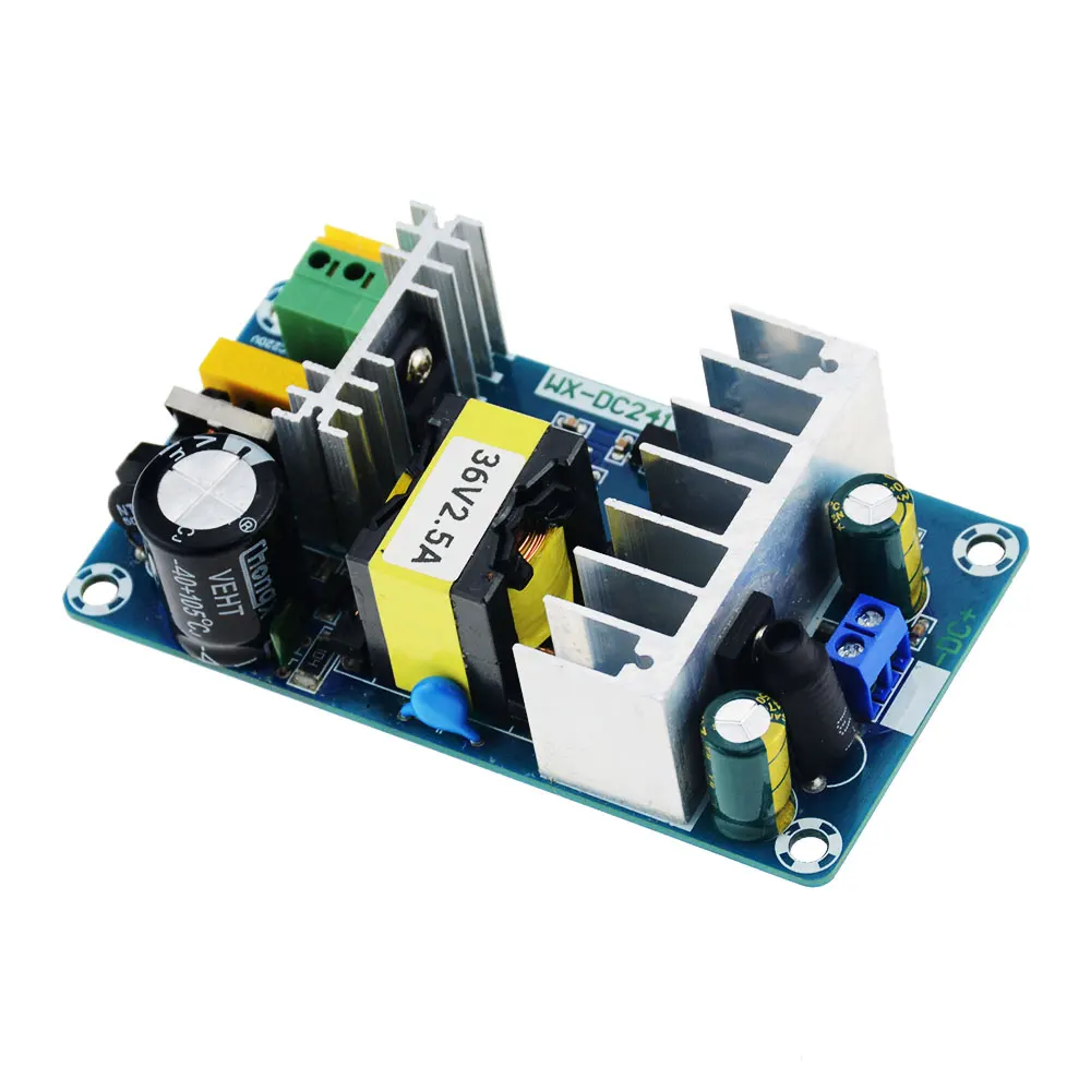 1 шт. 36В 2.5A AC DC Высокая Мощность Изоляция Импульсный блок питания Регулируемый