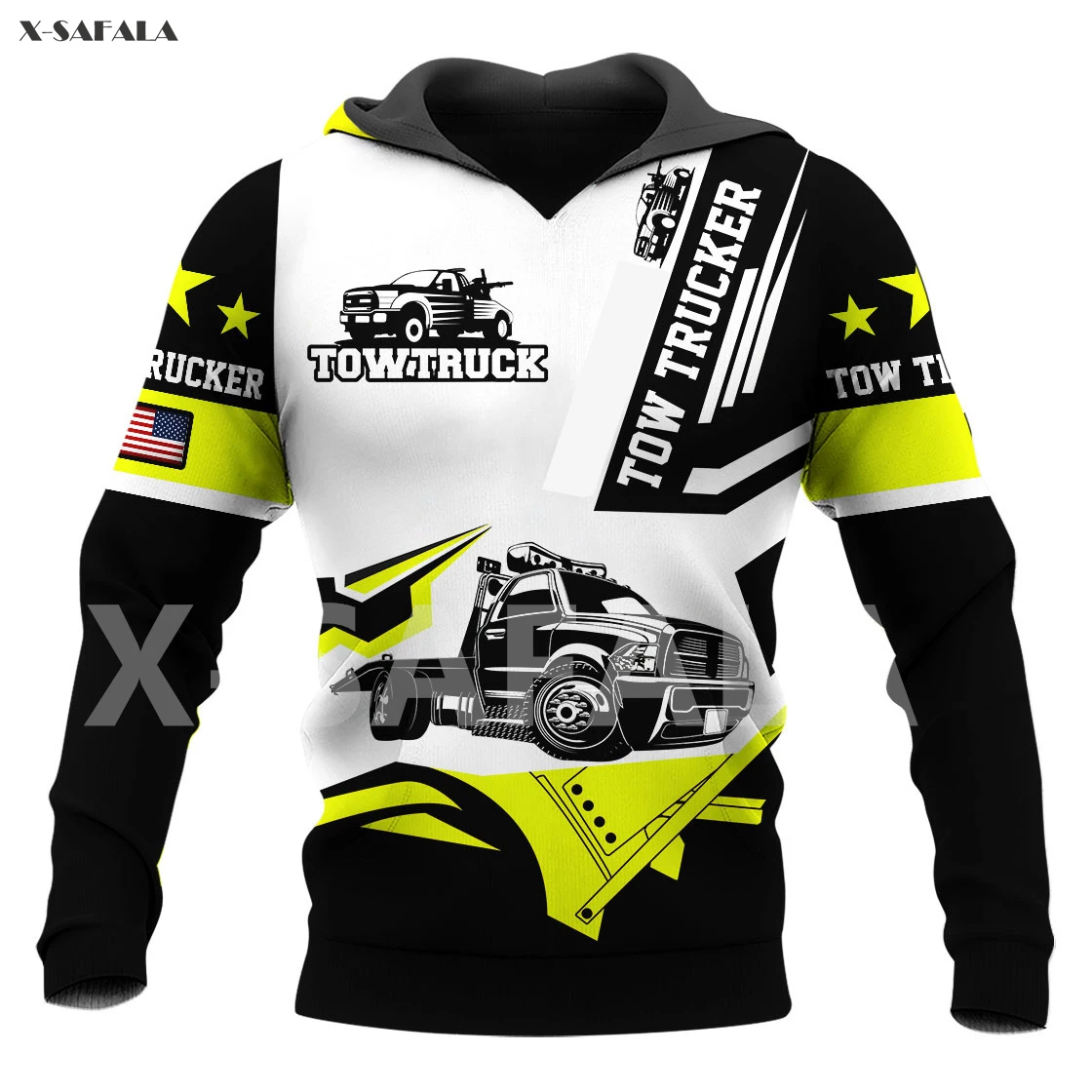 

Best Town Trucker Job Skull Tattoo Name Flag 3D All Printed Hoodie Man Women Harajuku Outwear Zipper Pullover Sweatshirt Casual