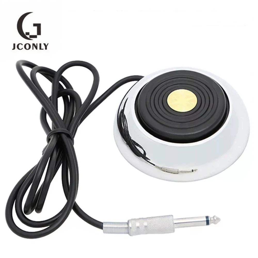 Ножная педаль для татуировок круглая 360 градусов из нержавеющей стали | Красота и