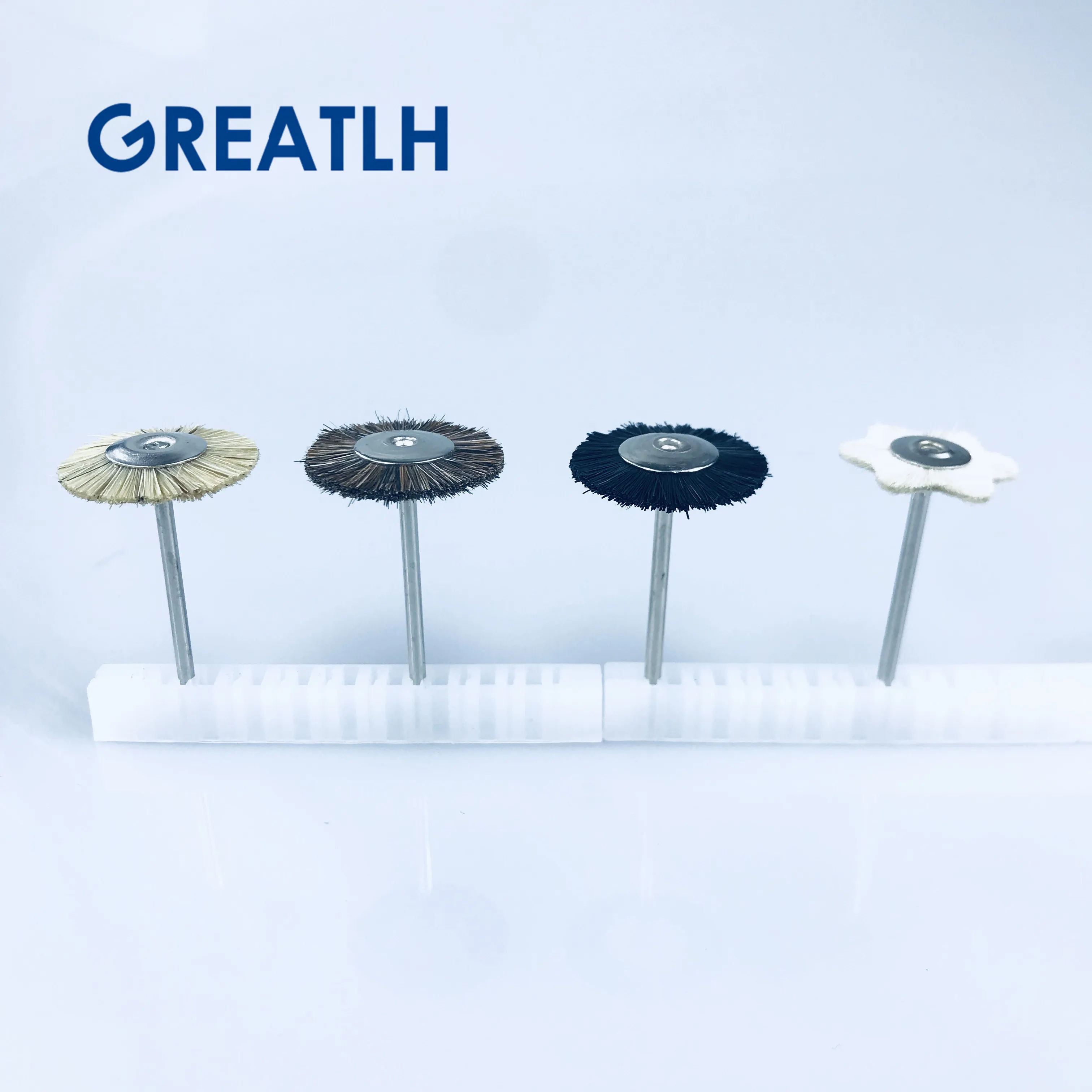Cloth Polishing Dental Lab Brush Wheel Polishers for Rotary Tools 2.35mm technician tools