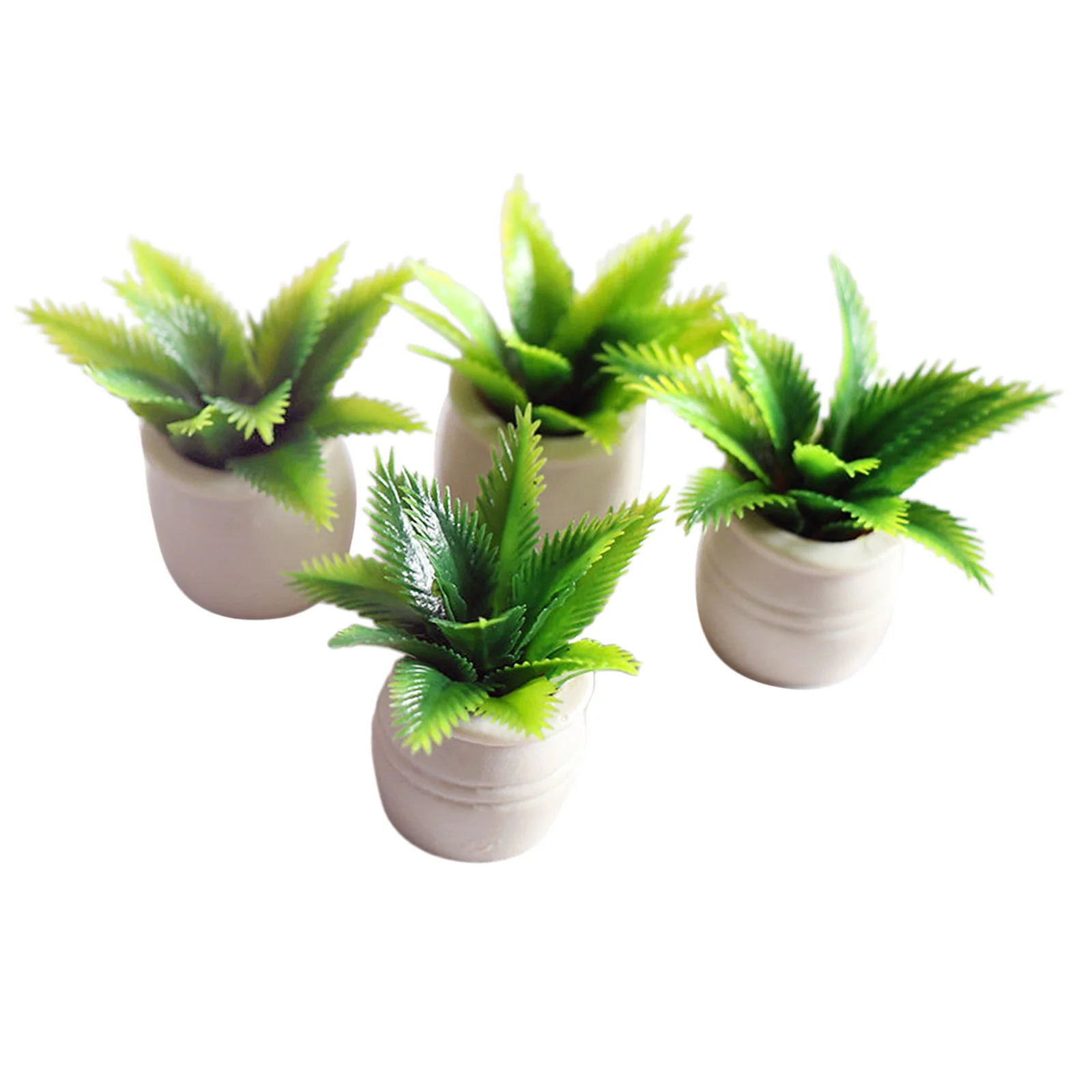 

4pcs 1/12 Scale Dollhouse Miniatures in Pot Plants Decoration Accessory