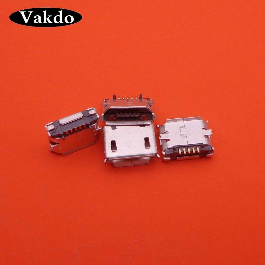 30 шт./лот мини 5 коротких PIN Micro USB разъем для постоянного тока розетка ZTE R518 N600 R516