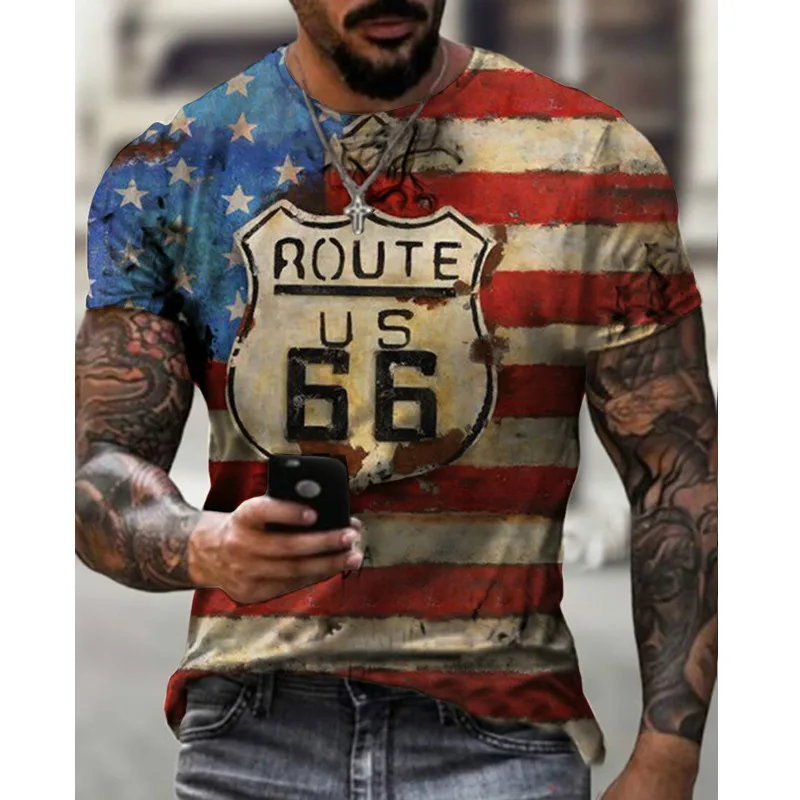 

2021 Men's T Shirt European And American Street Fashion 6 Beer Shiel 3D Printed Tshirts Quick-Drying Casual Large Size T-Shirts