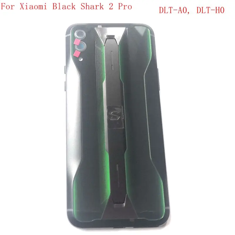 

Оригинальный Для xiaomi black shark 2 pro чехол-накладка для батарейного отсека задняя дверь корпус для DLT-A0 DLT-H0 Задняя рама стекло запасные части