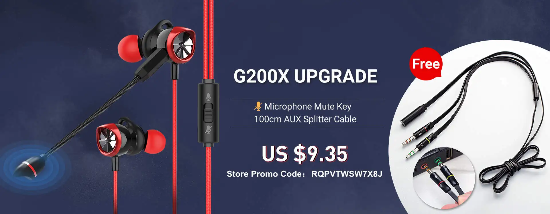 Mijiaer G100 игровые наушники с микрофоном для ПК PS4 Xbox половина вкладыши геймер наушники с микрофоном проводные стерео наушники компьютер