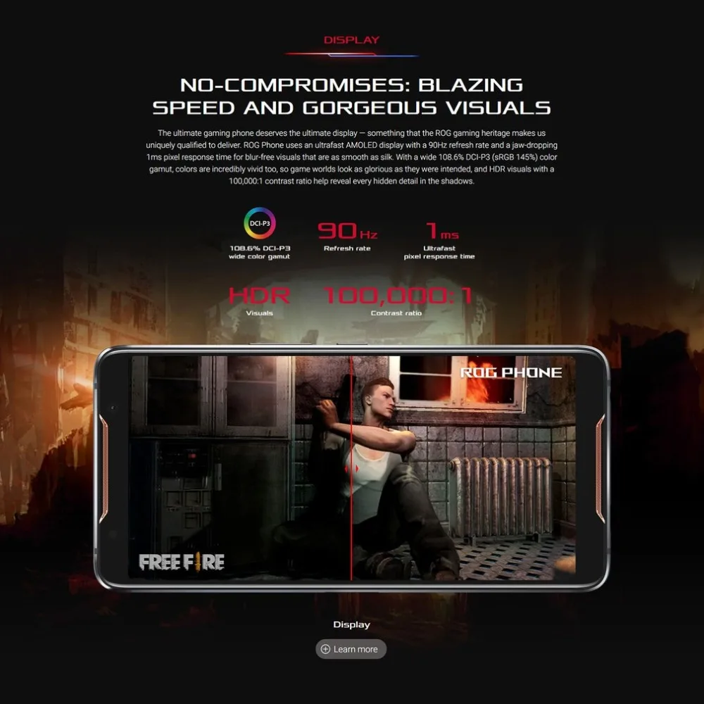 ASUS игровой телефон ROG Phone ZS600KL 6 дюймов Bluetooth 5,0 2160*1080 Мобильный телефон Смартфон