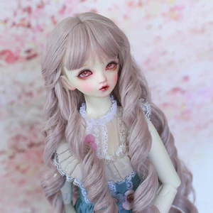 Новый модный стиль 13 14 16 Bjd SD парик куклы, высокая температура провод длинные волнистые для BJD супер парик волос