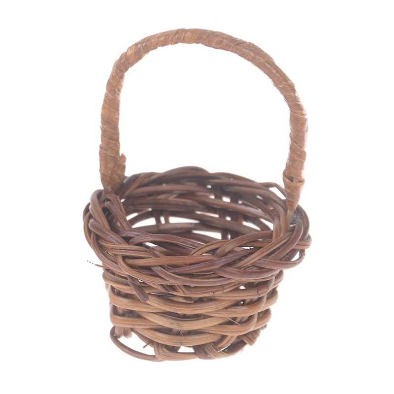 New Miniature Shopping Basket Pretend Play Toys Kids Mini Supermarket Hand Model Doll House Furniture | Игрушки и хобби